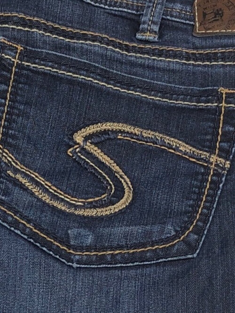 Silver Jeans Brand Dark Blue Women's Jeans - Classic Denim - Picture 4 of 16